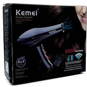 Фен для волосся Kemei 8892 з іонізацією