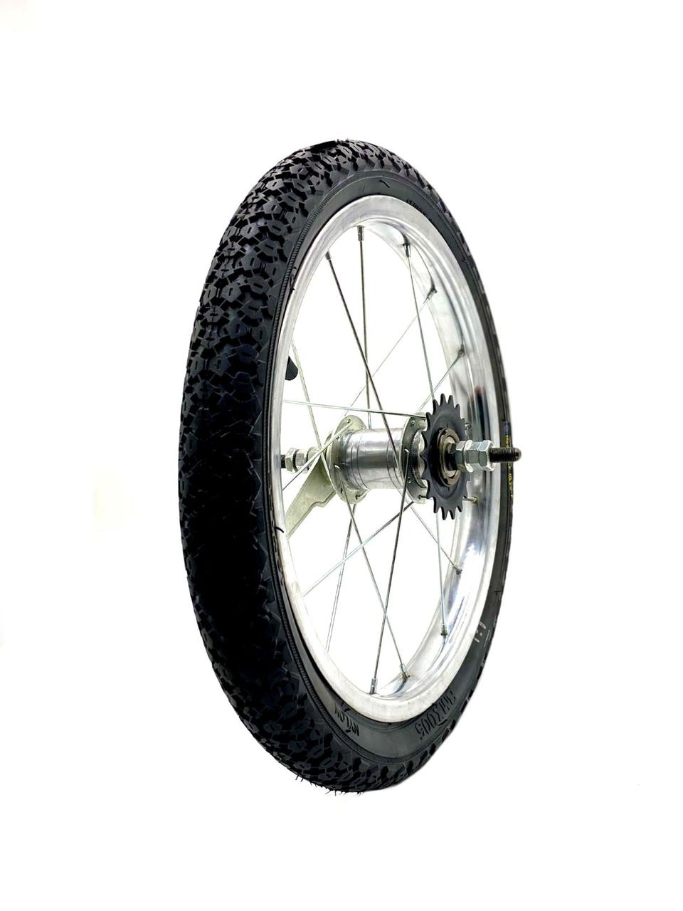 Колесо велосипеда переднє 18 дюймів повністю в зборі, фото 1