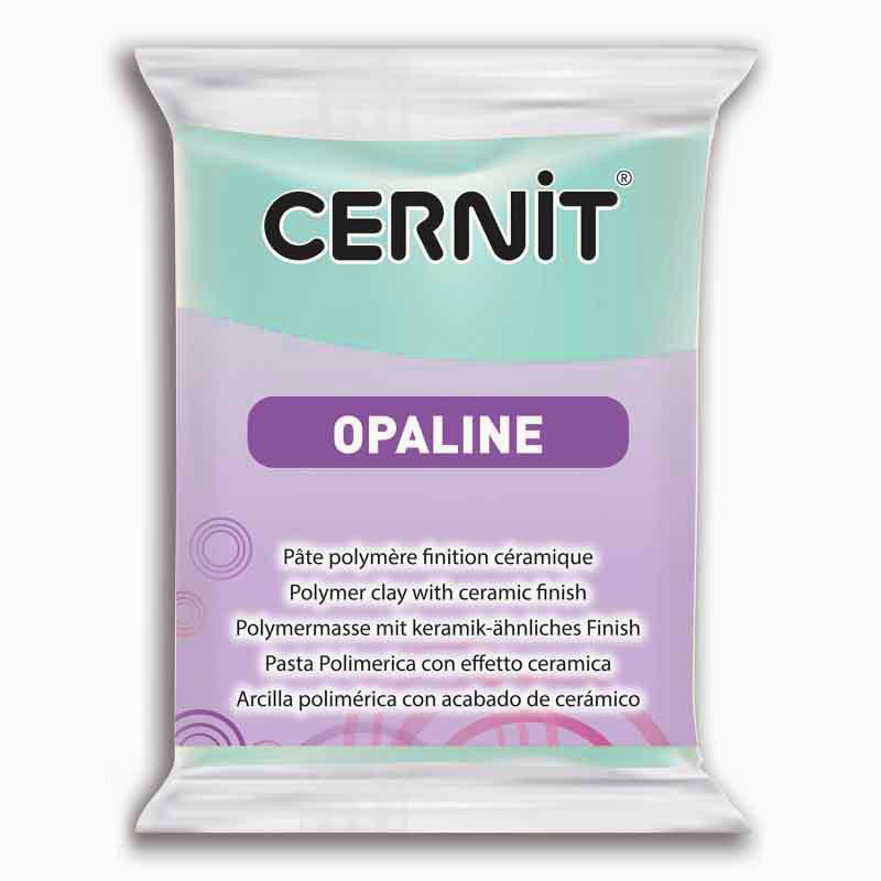 Полімерна глина Церніт Cernit (Бельгія) 56 г. Opaline м'ятний 640