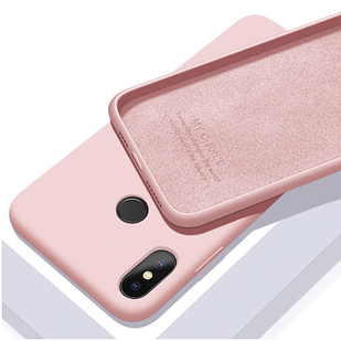 Чехол Silicone Case full для Xiaomi Mi A2 / Mi 6X Pink