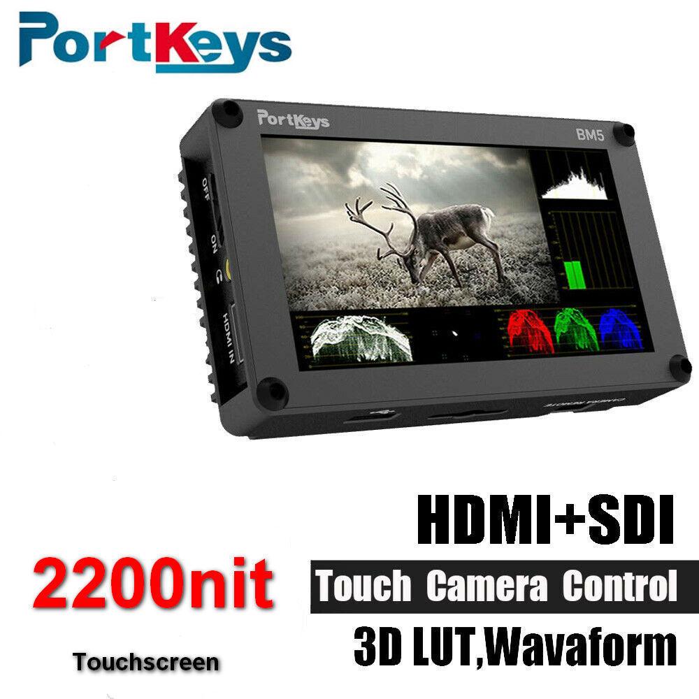 Сенсорний монітор Portkeys BM5 II Touchscreen HDMI SDI 2200 Nits (BM5 II)