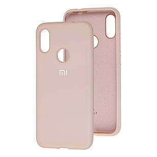 Чехол Silicone Case full для Xiaomi Mi A2 / Mi 6X Pink Sand