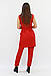 Жіночий подовжений костюм Endru, червоний, фото 6