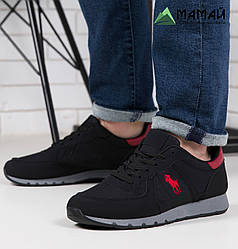 Кросівки чоловічі чорні 45р