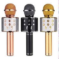 Караоке мікрофон Bluetooth бездротовий ( FM+SD) EL-858