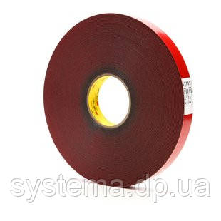 3M™ VHB™ 4646F - Двостороння клейка стрічка (двосторонній скотч) 6,0х0,64 мм, рулон 66 м, фото 1