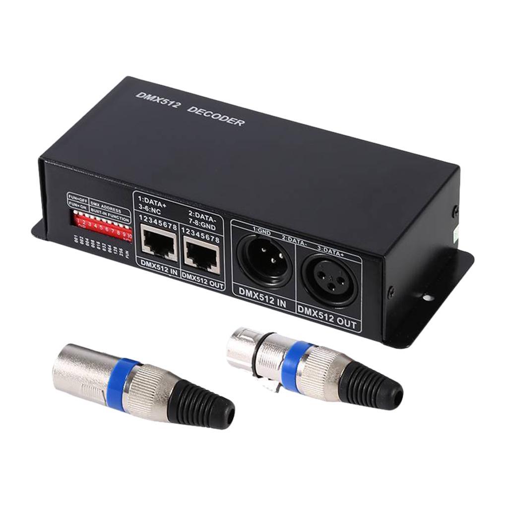 Декодер DMX 512 RGB  4 каналу 8 А з режимом автономної роботи