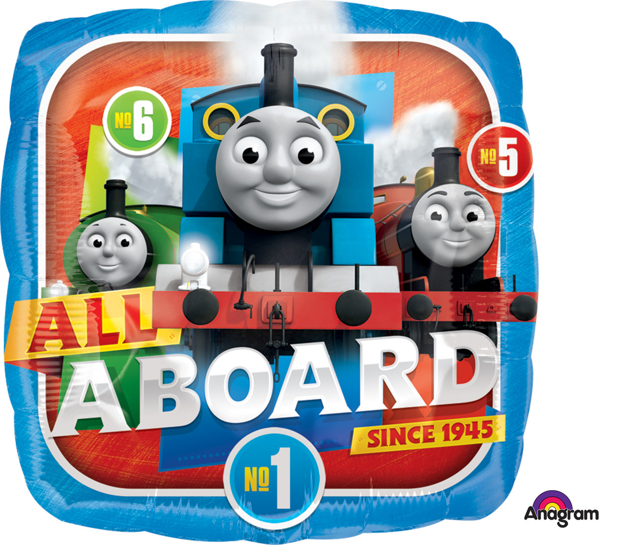 A 18" Thomas the Tank Engine Balloon. Фольгована куля Паровозик Томас. В УП