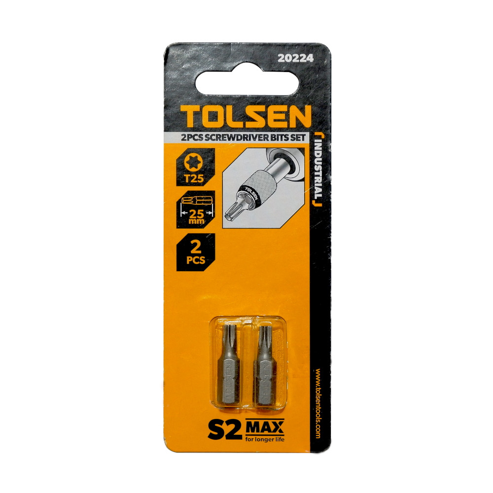 Біта Tolsen T25 25мм 2шт
