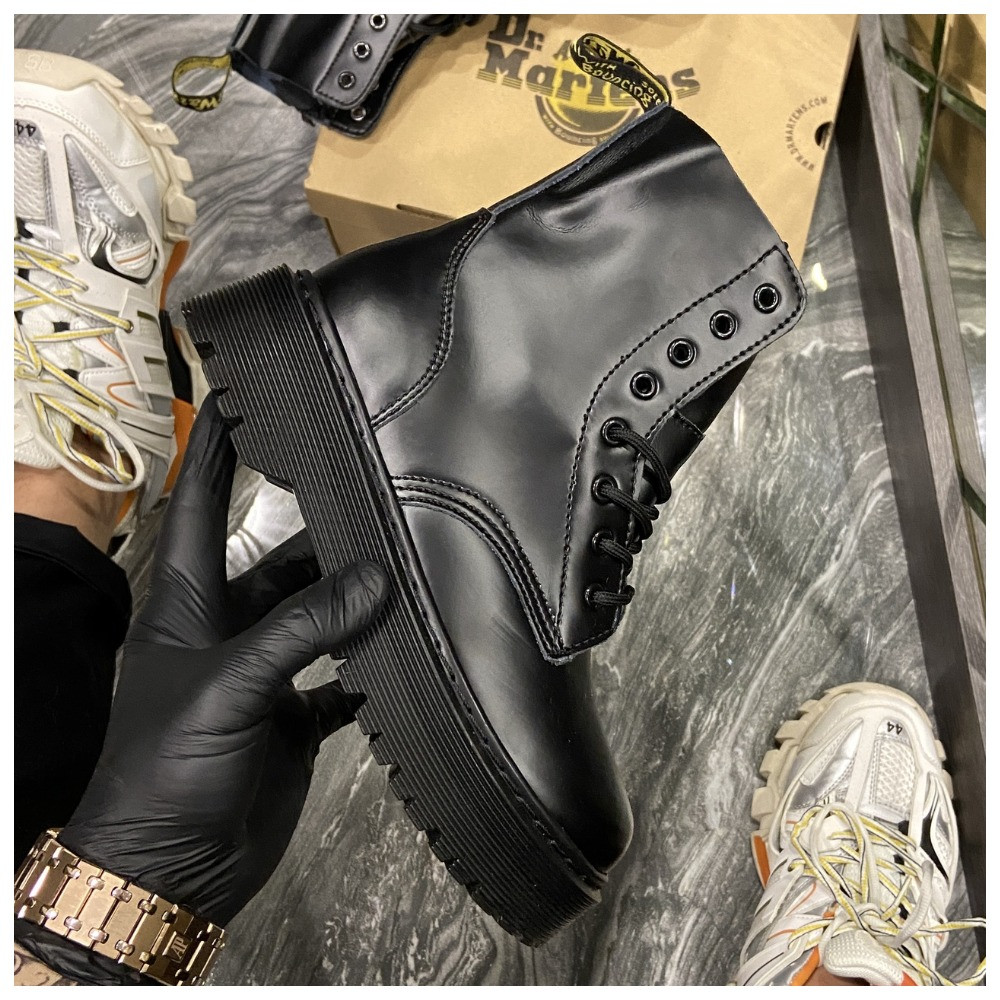 Жіночі черевики Dr. Martens Jadon Mono Black, черевики ін мартенс, жіночі черевики Dr Martens, ботінки мартінс