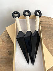 Пластикові іграшкові японські кунаї Kunai. Кунаї Наруто Узумаки. Белые кунаі Наруто, фото 5