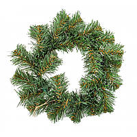 Новорічний декоративний вінок "Завірюха" без прикрас, Ø 15 см