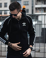 Спортивный костюм ЗИМНИЙ мужской Adidas Zipper Treeze на флисе до -25*С комплект теплый Адидас