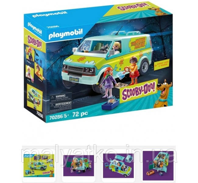 Плеймобил Скубіду Загадковий автомобіль Playmobil 70286 Scooby Doo Mystery Machine, фото 1