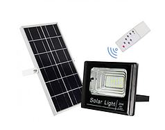 Прожектор світлодіодний LED з сонячною панеллю і пультом HLV JD-8825 25W SMD
