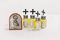 МАСЛО з лампадок, палаючих над ракою з мощами Святого Спиридона Триміфунтського в Храмі на о. Корфу, 30 мл