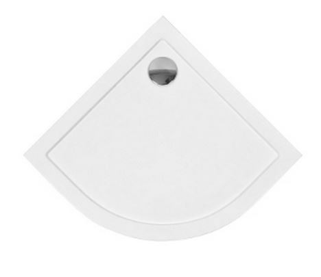 Душовий піддон напівкруглий ARON 90х90х5,5 UltraSlimLine BESCO PMD PIRAMIDA