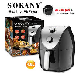 Мультипечь Sokany HB-8009 (Аэрофритюрница, Аерогриль, Запікання)