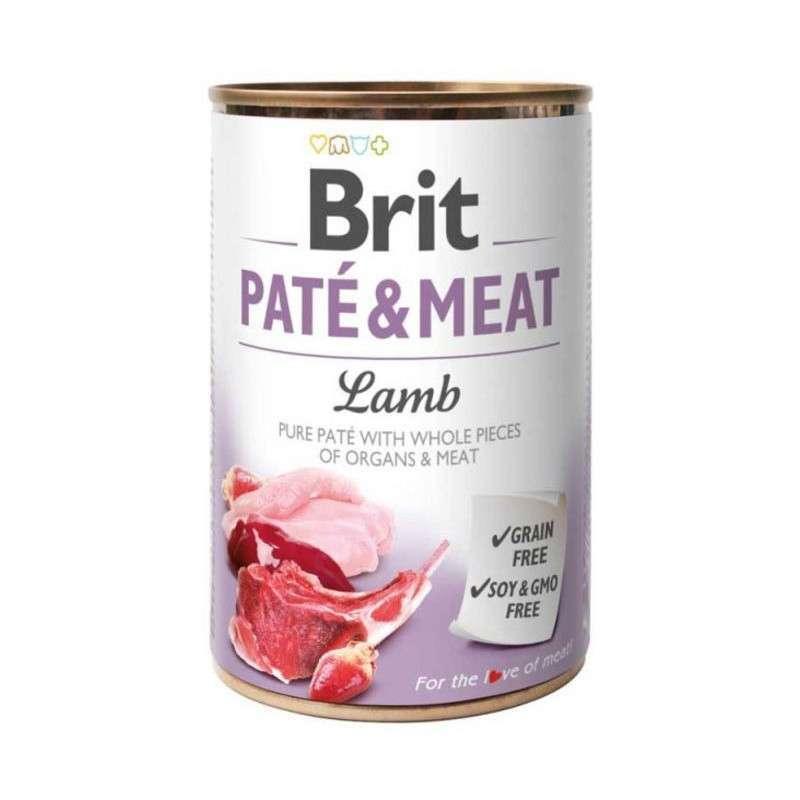 Brit (Брит) PATE & MEAT Lamb - Консервований корм з ягням для собак 400г