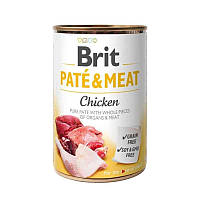 Brit (Брит) PATE & MEAT Chicken - Консервований корм для собак з куркою 400г