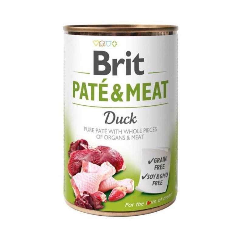 Brit (Брит) PATE & MEAT Duck - Консервований корм з качкою для собак