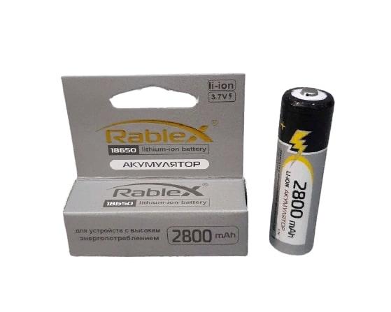 Літій-іонний акумулятор 18650 Rablex 2800 mAh 3.7 V (Li-ion) Original