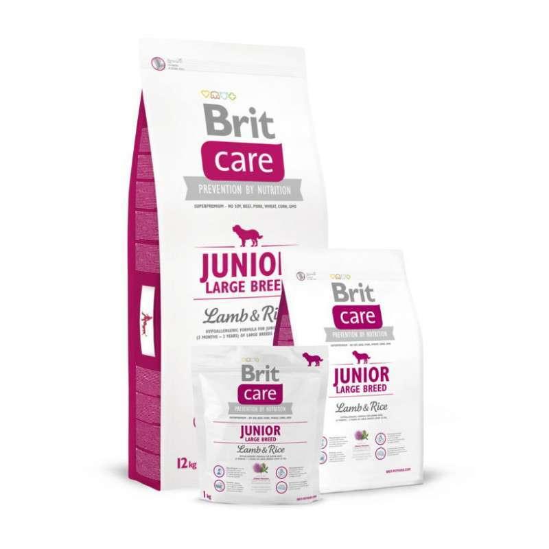 Brit Care (Брит Кеа) JUNIOR LARGE BREED Lamb&Rice - Сухий корм для цуценят великих порід з ягням і рисом 1 кг