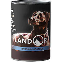 Landor (Ландор) Adult All Breed Lamb&Salmon - Консервированный корм с ягненком и лососем для собак всех пород