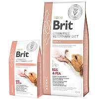 Brit GF Veterinary Diet (Брит Втеринари Дієт) Dog Renal - Беззерновая дієта при нирковій недостатності з яйцем, горохом та гречкою