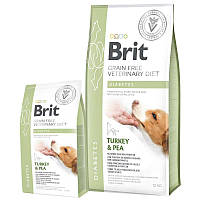Brit GF Veterinary Diet (Брит Втеринари Дієт) Dog Diabetes - Беззерновая дієта при цукровому діабеті з індичкою і горохом для