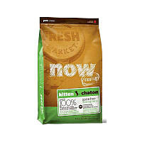 NOW FRESH (Нау Фреш) Grain Free Kitten Recipe - Сухой беззерновой корм с индейкой, уткой и лососем для котят