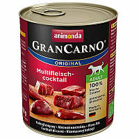 Animonda (Анимонда) Gran Carno Multifleisch pur Adult - Консервований корм мультимясной коктейль для дорослих собак (шматочки в