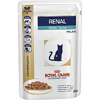 Royal Canin RENAL FELINE with TUNA - Консервированный корм с тунцом для кошек при почечной недостаточности