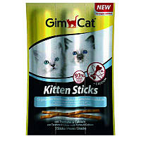 GimСat (ДжимКэт) Kitten Sticks - Ласощі з індичкою і кальцієм для кошенят