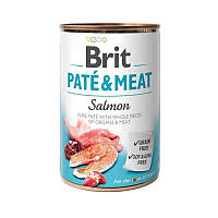 Brit (Брит) PATE & MEAT Salmon - Консервований корм з лососем для собак 400г