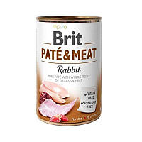 Brit (Брит) PATE & MEAT Rabbit - Консервированный корм с кроликом для собак