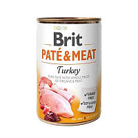 Brit (Брит) PATE & MEAT Turkey - Консервований корм з індичкою для собак