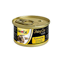 GimCat (ДжимКэт) ShinyCat - Консервований корм з тунцем і сиром для кішок