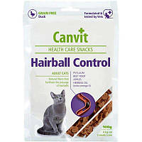 Canvit (Канвит) Hairball Control Snack - Напіввологе ласощі з качкою для виведення шерсті у котів