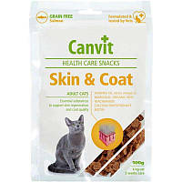 Canvit (Канвит) Skin&Coat Snack - Напіввологе ласощі з лососем для здорової шкіри і красивою шерсті котів