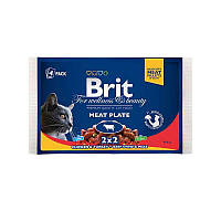 Brit Premium (Брит Преміум) Cat Meat Plate - Набір паучей "М'ясна тарілка" для кішок