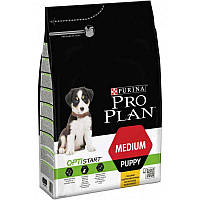 Purina Pro Plan (Пурина Про План) Puppy Medium Chiken - Cухой корм для щенков собак средних пород с курицей 3 кг
