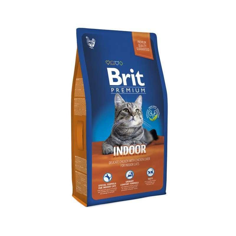 Brit Premium (Брит Премиум) Cat Indoor - Сухой корм с курицей для ...