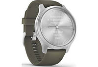 Смарт годинник Smart Watch Garmin vivomove Style Silver-Moss Green Silicone (010-02240-21), фото 2