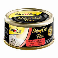 GimСаt (ДжимКэт) ShinyCat Filet - Консервований корм з філе тунця і лосося для котів