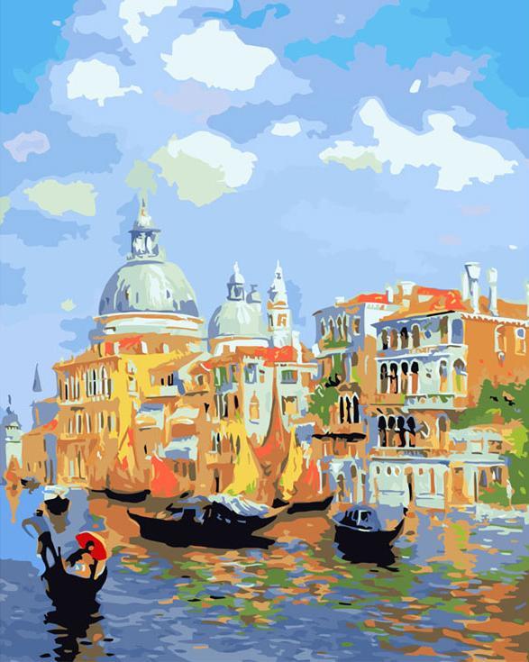Картина по номерам "Солнечная Венеция" Лавка Чудес 40 x 50 см (в ...
