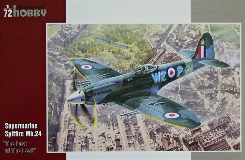 Пластикова модель 1/72 Special hobby 72233 Британський винищувач Supermarine Seafire Mk24 The Last of The Best