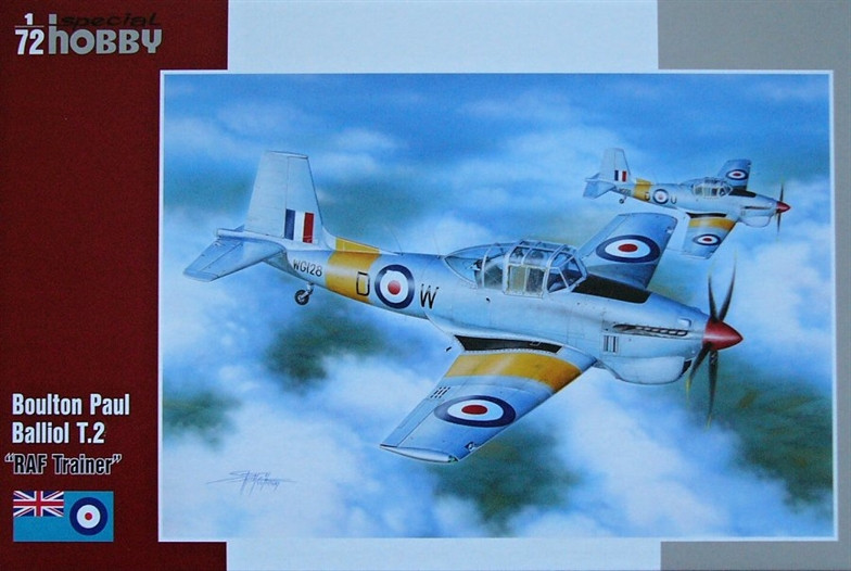 Пластикова модель 1/72 Special hobby 72234 Англійський тренувальний літак Boulton Paul Balliol T.2 RAF Trainer