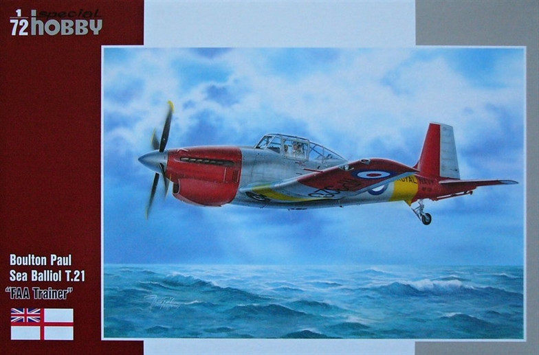 Пластикова модель 1/72 Special hobby 72236 Англійський літак Boulton Paul Sea Balliol T.21 'FAA Trainer'