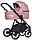 Дитяча універсальна коляска 2 в 1 Riko Ultima 02 Pink, фото 8